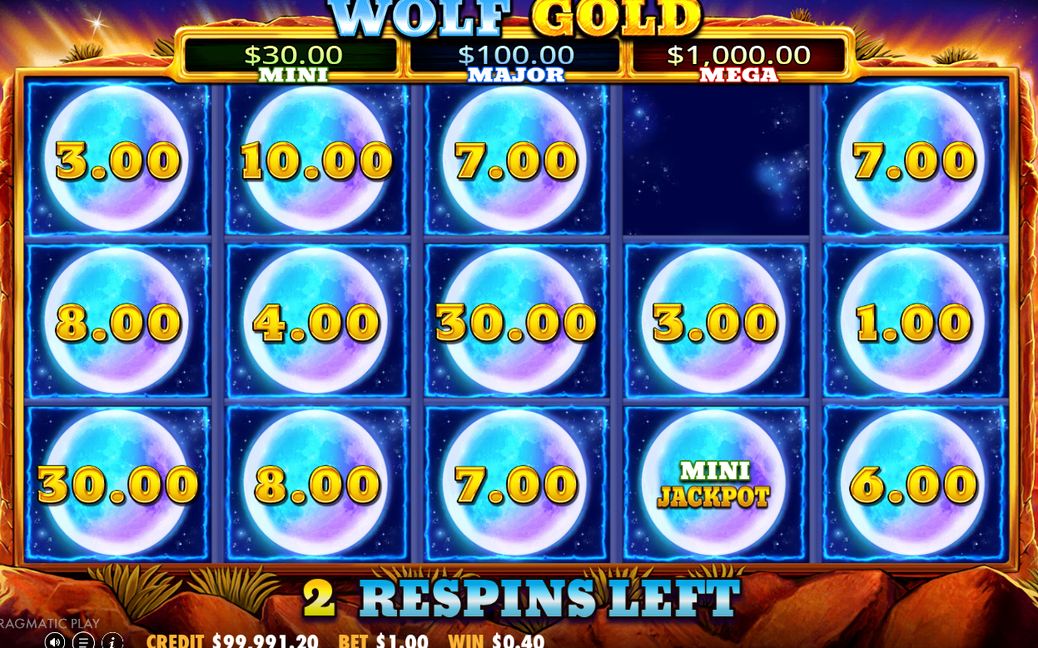 Free Spins med jätte-symbol på hjul två till fyra
