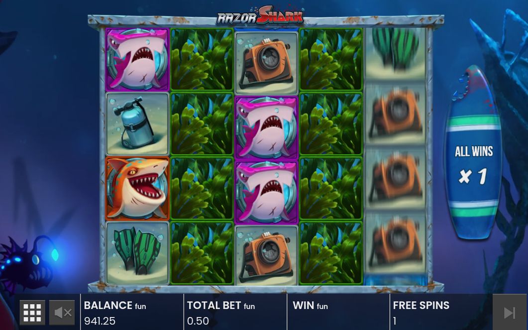 Free Games-läget med slutna Mystery Stacks på hjulen